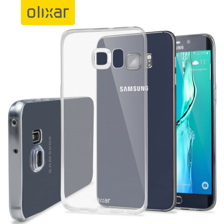 Olixar FlexiShield Ultra-Thin Galaxy S6 Edge Plus Gelskal - Klar