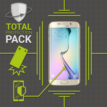 Olixar Total Protection Samsung Galaxy S6 Edge Hülle mit Displayschutz