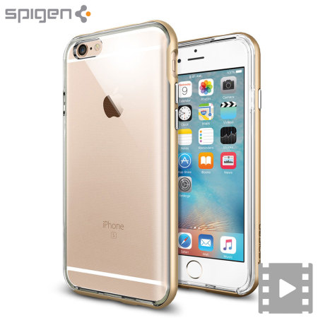 Spigen Neo Hybrid Ex iPhone 6S / 6 Bumper Case - Champagne ...