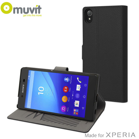 Muvit Slim S Folio MFX Sony Xperia Z5 Premium Case - Black