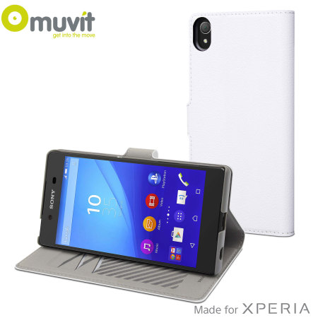 Funda Sony Xperia Z5 Premium Muvit Slim S Folio - Blanca