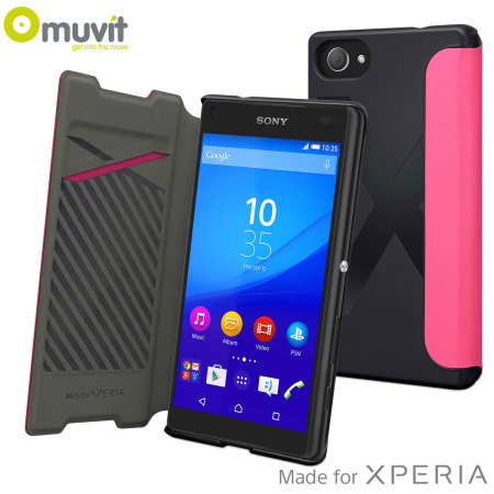 Ontmoedigd zijn Zelfgenoegzaamheid voorstel Muvit Easy Folio MFX Sony Xperia Z5 Compact Case - Pink