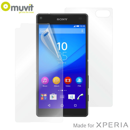 Muvit Front and Back Sony Xperia Z5 Compact Screen Protectors