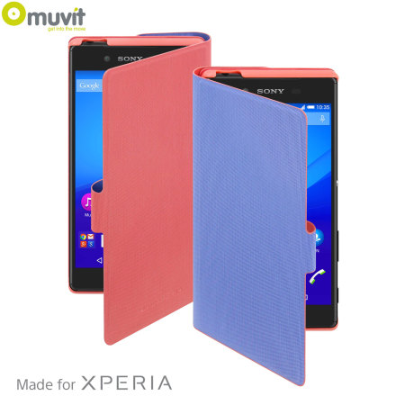 Muvit MFX Chameleon Sony Xperia Z5 Folio Case - Orange / Purple
