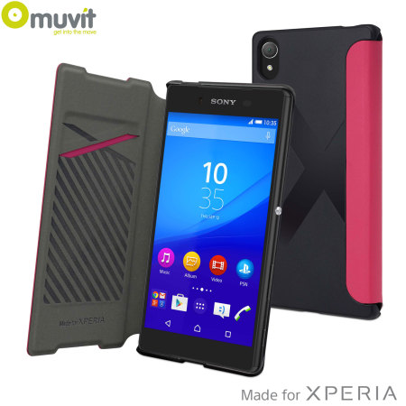 Muvit Easy Folio Sony Xperia Z5 Hülle in Pink