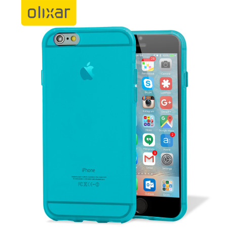 FlexiShield iPhone 6S Case Hülle in hell Blau