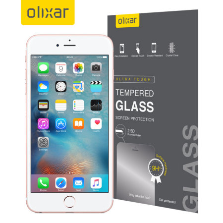 Olixar iPhone 6S Plus Tempered Glass Screen Protector