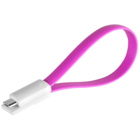Micro USB Magnetic Data and Charging Cable - Pink