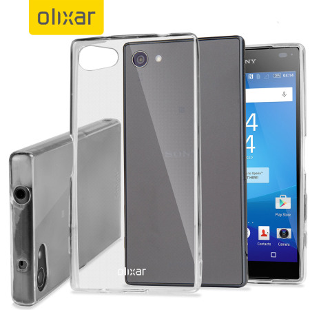 Hiel Kijkgat onderzeeër FlexiShield Ultra-Thin Sony Xperia Z5 Compact Gel Case - 100% Clear