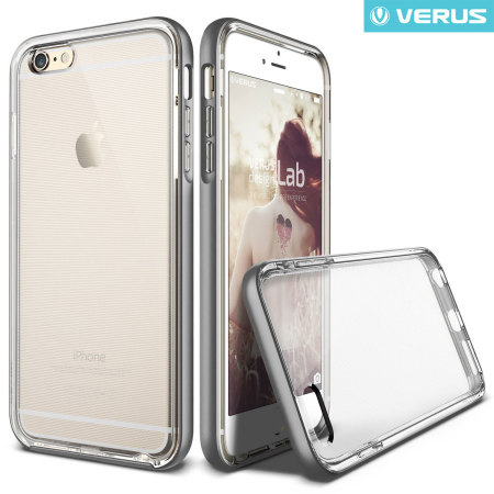 Verus Crystal Bumper iPhone 6S / 6 Case - Steel Silver