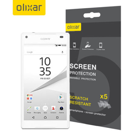 Olixar Sony Xperia Z5 Compact Screen Protector 5-in-1 Pack