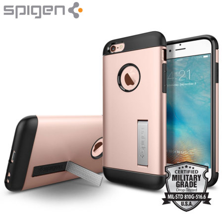 Spigen Slim Armor iPhone 6S Tough Case - Rose Gold