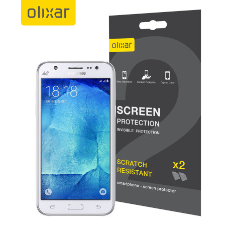 Olixar Samsung Galaxy J5 Screen Protector 2-in-1 Pack