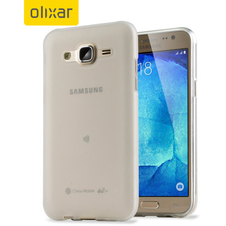 FlexiShield Samsung Galaxy J5 2015 Gel Case - Frost White