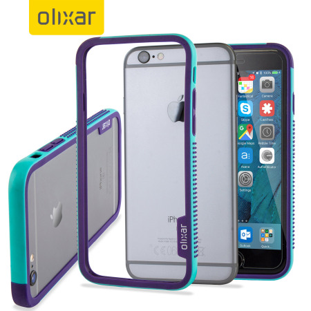 Bumper Olixar FlexiFrame iPhone 6S Plus - Bleue