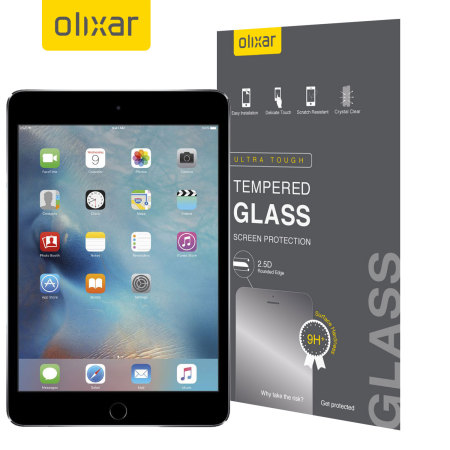 Olixar Tempered Glas iPad Mini 4 Displayschutz