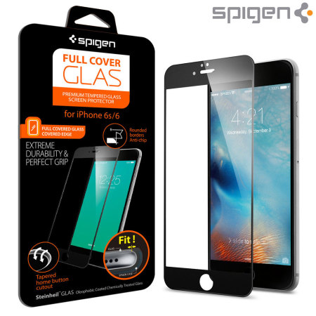 Spigen Full iPhone 6S Screen Protector - Black