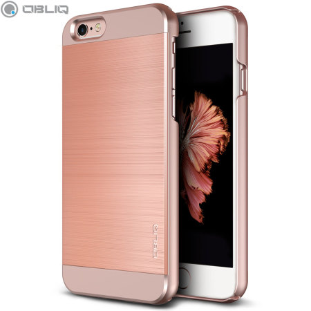 Obliq Slim Meta II Series iPhone 6S Plus / 6 Plus Hülle in Rosa Gold