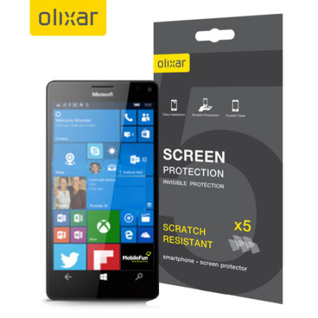 Olixar Microsoft Lumia 950 XL Screen Protector 5-in-1 Pack