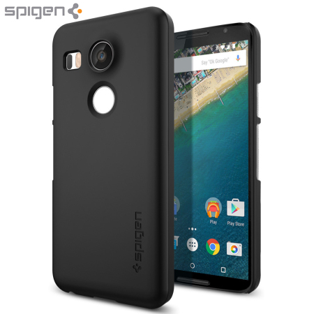 Spigen Thin Fit Nexus 5X Shell Case - Rook Zwart