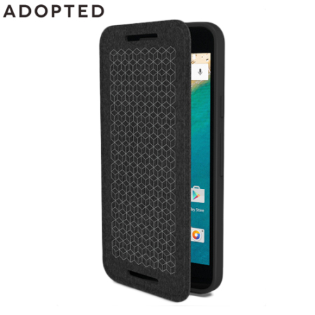 Funda Nexus 5X Adopted con Tapa - Carbono