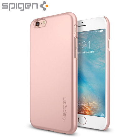 Funda iPhone 6s Plus / 6 Plus Spigen Thin Fit - Rose Gold