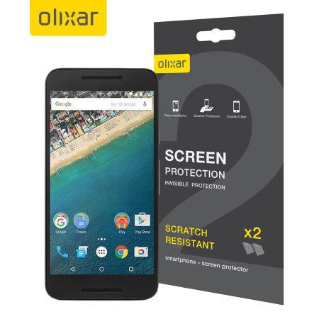 Olixar Nexus 5X Screen Protector 2-in-1 Pack