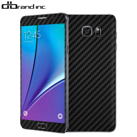 dbrand Samsung Galaxy Note 5 Carbon Fiber Skin - Black