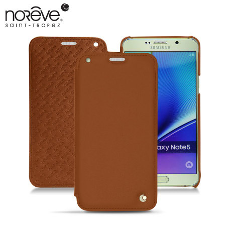 Noreve Tradition D Samsung Galaxy Note 5 Leather Case - Brown