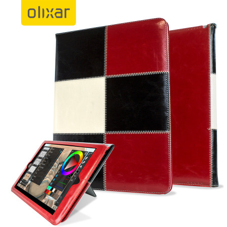 Olixar Wallet Stand iPad Pro 12.9 inch Smart Case - Chequered