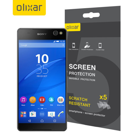 Olixar 5 in 1 Sony Xperia C5 Ultra Displayschutzfolie