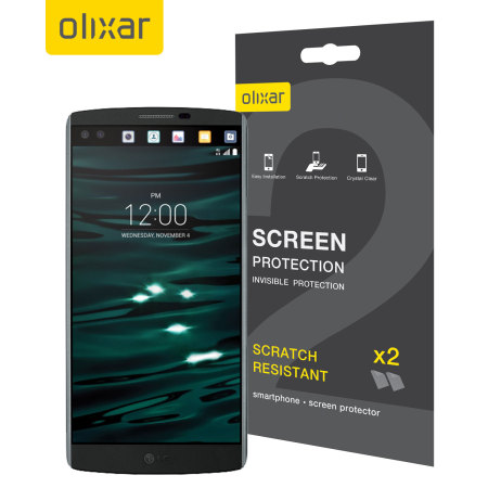 Olixar LG V10 Screen Protector 2-in-1 Pack