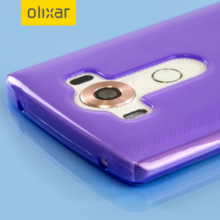 Olixar FlexiShield LG V10 Gel Case - Purple