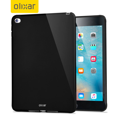 FlexiShield iPad Mini 4 Gel Case - Solide Zwart