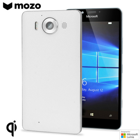 Mozo Microsoft Lumia 950 Wireless Charging Back Cover - White