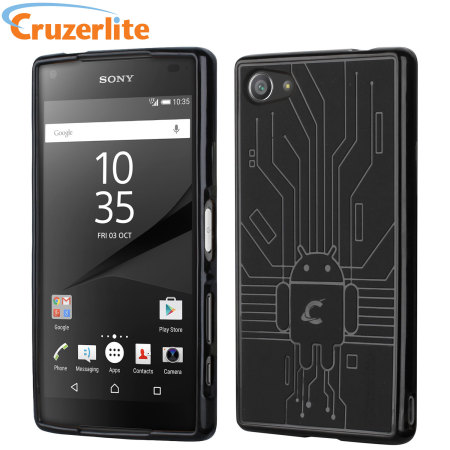 Cruzerlite Bugdroid Circuit Sony Xperia Z5 Compact Case - Zwart