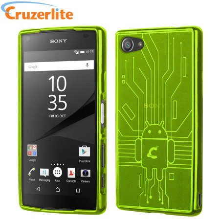 Cruzerlite Bugdroid Circuit Sony Xperia Z5 Compact Case - Groen