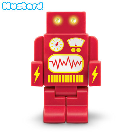 RoboHub 2000 4-Port USB Novelty Robot Hub - Red