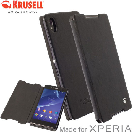 De gasten afdeling Gewend Krusell Ekero FolioSkin Sony Xperia Z5 Compact Case - Zwart