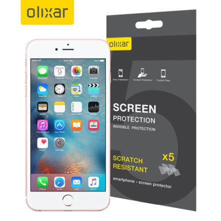 Pack de 5 Protections d’écran iPhone 6S Olixar