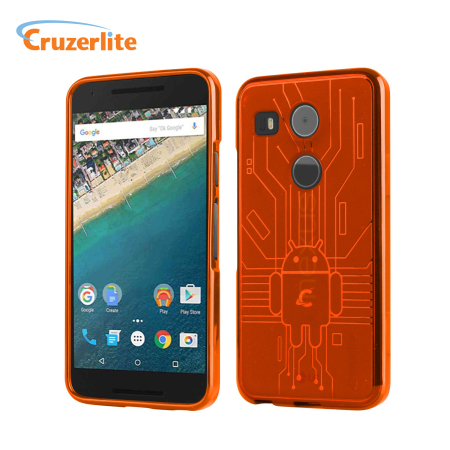 Cruzerlite Bugdroid Circuit Nexus 5X Case - Orange