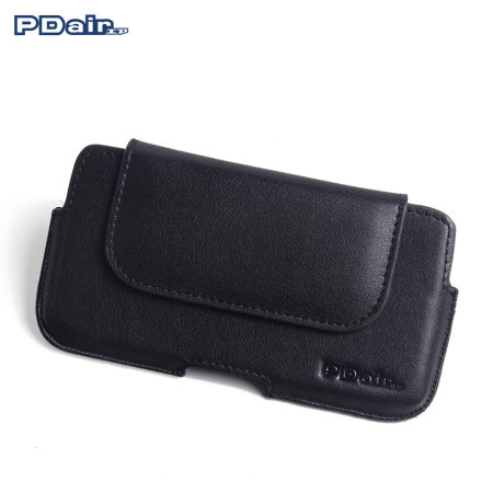PDair Sony Xperia Z5 Leather Holster Pouch Case - Zwart