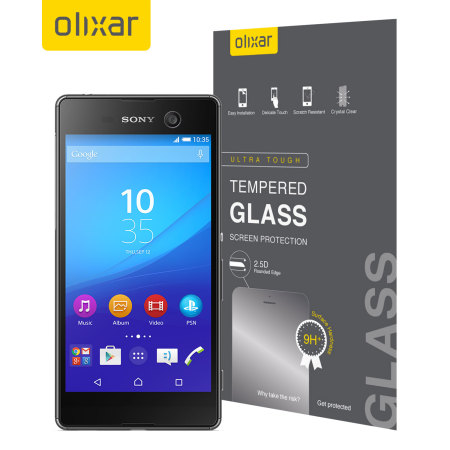 Olixar Sony Xperia M5 Tempered Glass Screen Protector