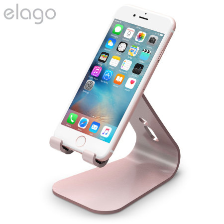 Elago M2 Aluminium-Style Universal Smartphone Tischständer Rosen Gold