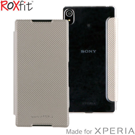 Roxfit Sony Xperia Z5 Premium Slim Book Case - Silver