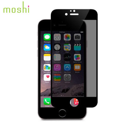 Moshi iVisor 6S Plus / 6 Plus Privacy Glass Screen Protector - Black