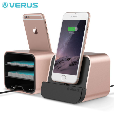 Verus i-Depot Universal Smartphone & Tablet Charging Stand - Rose Gold