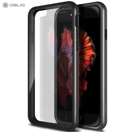 Obliq MCB One Series iPhone 6/6S Bumper Case Hülle in Grau