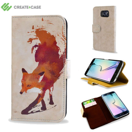 Create and Case Samsung Galaxy S6 Edge Wallet Case - Vulpes