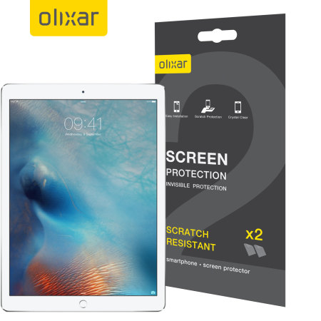 Olixar iPad Pro 12.9 2017 / 2015 Screen Protector 2-in-1 Pack